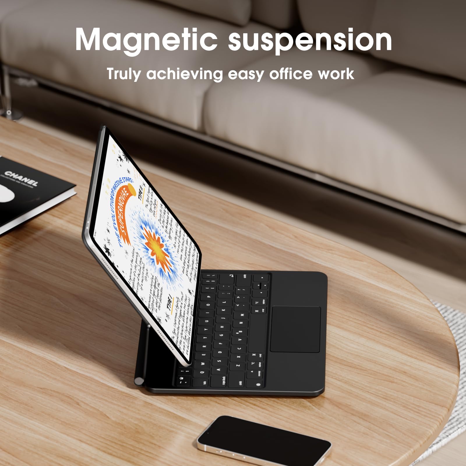 Magic Keyboard Case for iPad Air 11 inch (2024 M2) & iPad Pro